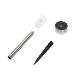 Lampka ogrodowa solarna LED ze stali nierdzewnej Zimna