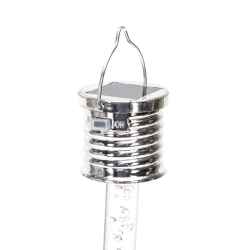 Lampa ogrodowa solarna LED -Wiszący sopel z bańkami-Ciepła