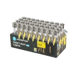 Lampa ogrodowa solarna LED -Wiszący sopel z bańkami-Ciepła