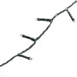 Sznur 15mb 150led zimnych lampek choinkowych led Ip44 z zasilaczem