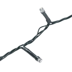 Sznur 15mb 150led zimnych lampek choinkowych led Ip44 z zasilaczem