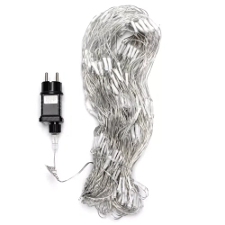 Siatka 300 led 4.5x1.5m ciepła kurtyna zewnętrzna niskonapięciowa