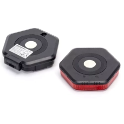 Lampka robocza i ostrzegawcza komplet 2 lampek magnesem na baterie AAA