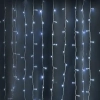 Zewnętrzna kurtyna 120 LED 0,9x1,2M Zimna 10 pasków