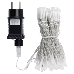 Zewnętrzna kurtyna 120 LED 0,9x1,2M Zimna 10 pasków