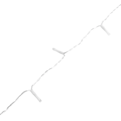 Zewnętrzna kurtyna 120 LED 0,9x1,2M Zimna 10 pasków