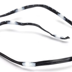 Zewnętrzne płaskie lampki 200LED na Bluetooth+pilot RGBIC 20 m