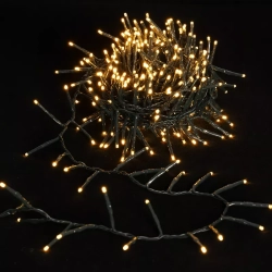 Zewnętrzne lampki choinkowe Sznur 10m 400 led Ciepłe