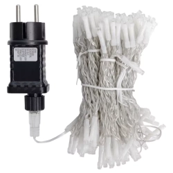 Zewnętrzna Kurtyna 0.9x1.8m 180 LED w 10 soplach Zimna