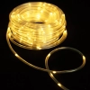 Wąż led Φ5mm 20m sznur 200 led biały ciepły z zasilaczem 8 funkcji