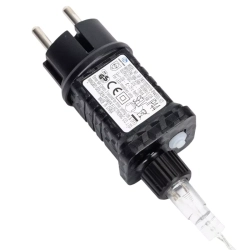 Zewnętrzna Kurtyna świetlna 1.5x1.2m 192LED zimna lampek w 16 soplach