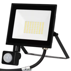 Naświetlacz 30W 2700lm halogen LED z czujnikiem PIR 4K neutralny IP65