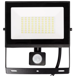 Naświetlacz 50W 4500lm halogen LED z czujnikiem PIR 4K neutralny IP65