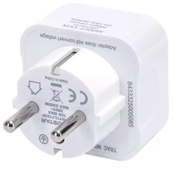 Adapter podróżny z wtyczką europejską i Chińskim gniazdkiem — zdjęcie 4