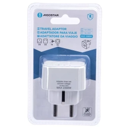 Adapter podróżny z wtyczką europejską i Chińskim gniazdkiem — zdjęcie 5