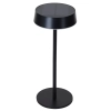 Lampa stołowa LED solarna lub USB ambientowa czarna 2,4W IP44 CCT