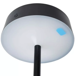 Lampa stołowa LED solarna lub USB ambientowa czarna 2,4W IP44 CCT — zdjęcie 4