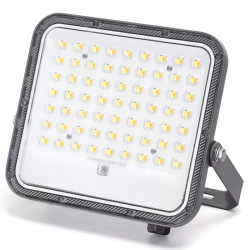 Halogen solarny LED 100W CCT zestaw lampa pilot panel + kabel 2m - zdjęcie 1