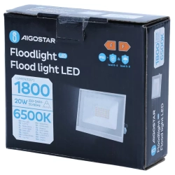 Halogen naświetlacz LED 20W/230V 1800lm slim IP65 zimny 6500K — zdjęcie 5