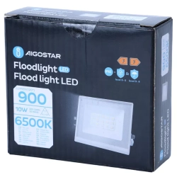 Halogen naświetlacz LED 10W/230V 900lm slim IP65 zimny 6500K