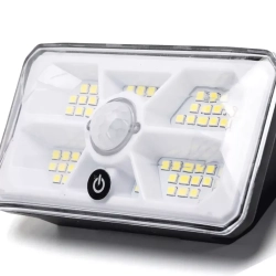 Kinkiet solarny lampka ścienna LED 20W 200lm IP65 z czujnikiem PIR Aigostar