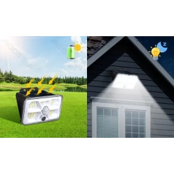 Kinkiet solarny lampka ścienna LED 20W 200lm IP65 z czujnikiem PIR Aigostar