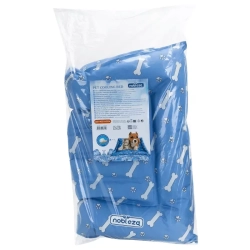 Mata chłodząca L 65x55cm dla psa lub kota żelowa z nadrukiem w kostki