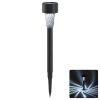 Lampka solarna wbijana do trawników skośny wzór wysokość 28cm
