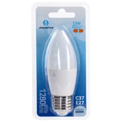 Żarówka LED świeczka C37 gwint E27 moc 13W zimna 6500K jasność 1280lm Aigostar — zdjęcie 4