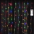 Kolorowa kurtyna sople 3x3m led RGBY serowarnie z pilota zasilane USB