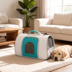 Torba transportowa dla kota lub małego psa z siatką 47.5x27x28.5cm