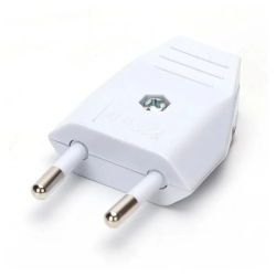 Wtyczka prądowa typu niemieckiego 10A biała