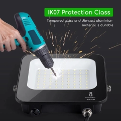 Halogen LED Naświetlacz Czarny 50W 4700LM Zimny