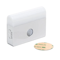 Lampa nocna LED z czujnikiem ruchu n baterie Ciepła