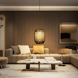 Ażurowa Lampa wisząca Czarna E27